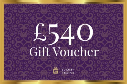 £540 Luxury Train Gift Card