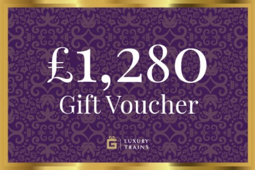 £1280 Luxury Train Gift Certificate