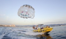 Parasailing boat ride in Ibiza